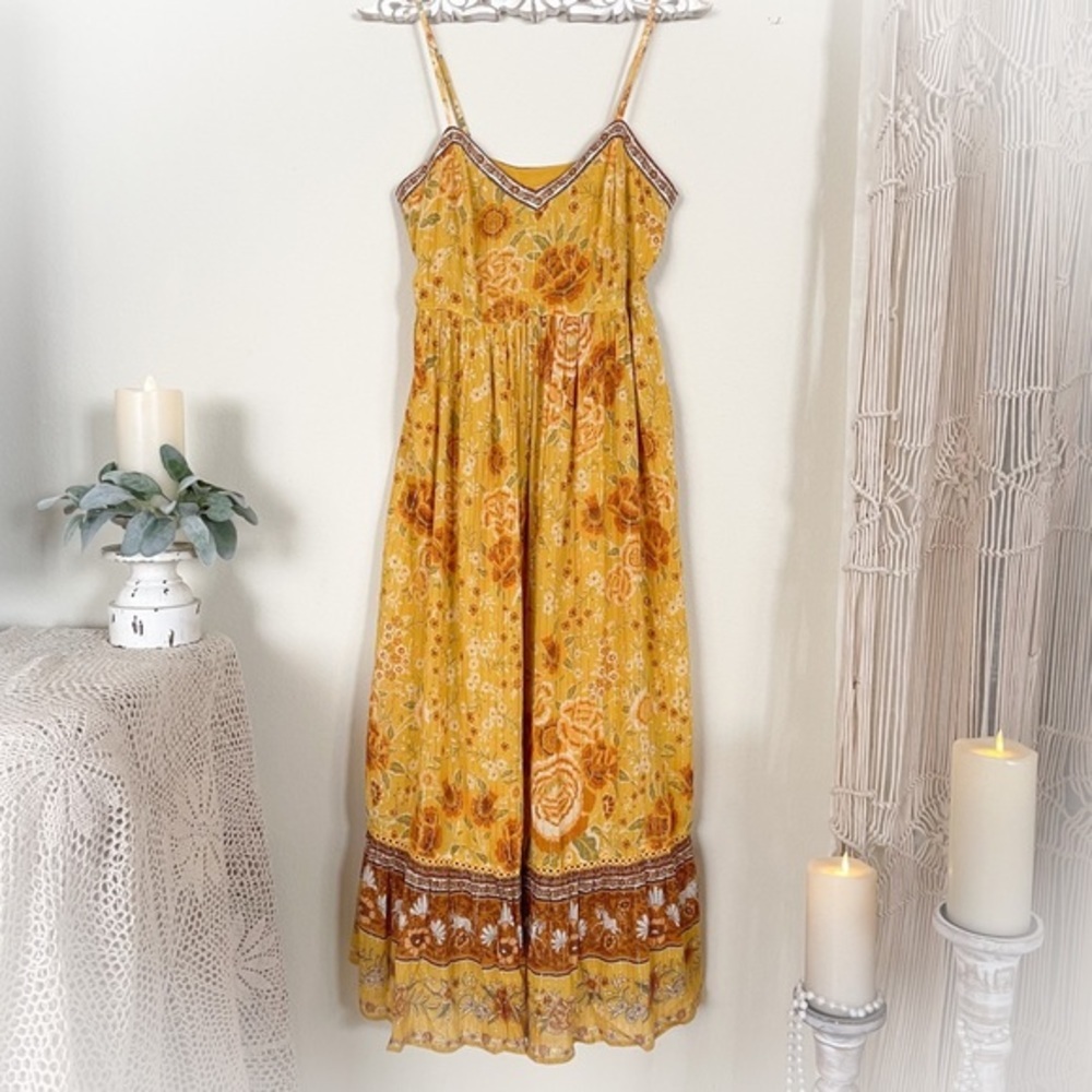 SPELL Mystic Strappy Maxi Dress / Sunflower